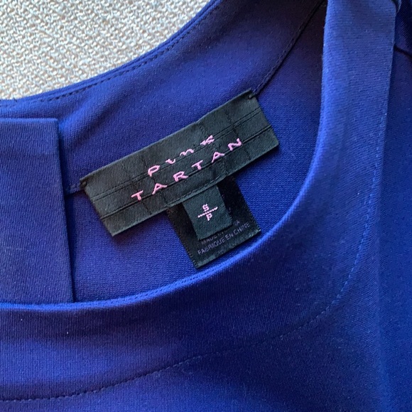 🔹Pink Tartan royal blue dress 🔹 - Picture 4 of 4